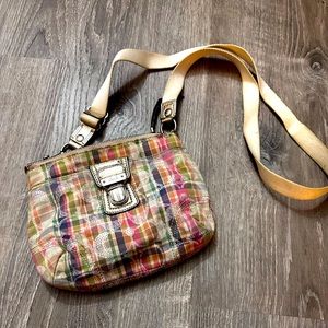 COACH - Small colorful ‘Madras’ crossbody handbag